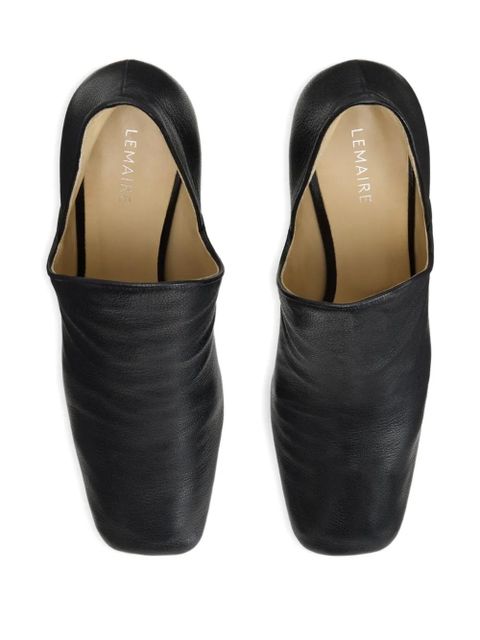 LEMAIRE square-toe pumps - Black