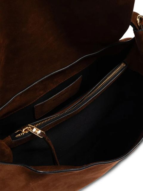 Moschino handle-detail cross body bag - Brown