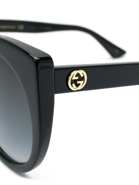 Gucci Eyewear cat eye sunglasses - Black