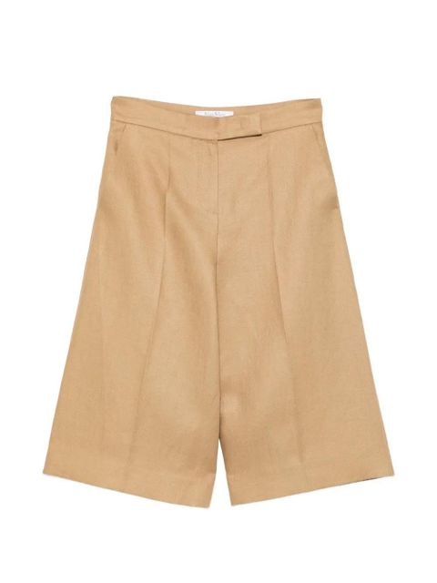 Max Mara high-waisted pleated shorts - Neutrals - zdjęcie produktu nr 1