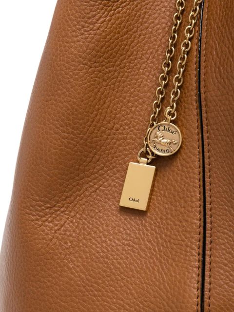 Chloé large Spin tote bag - Brown