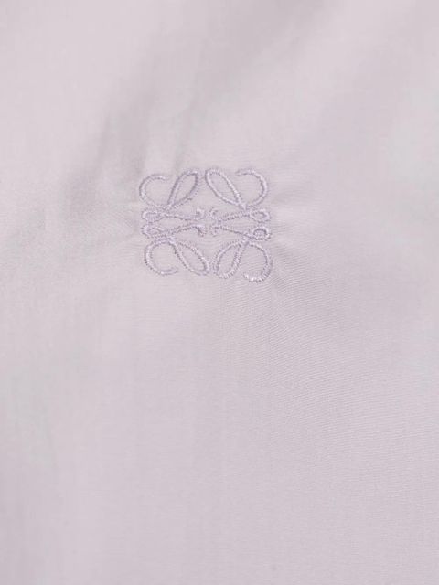 LOEWE Anagram-embroidered shirt - Purple - zdjęcie produktu nr 2