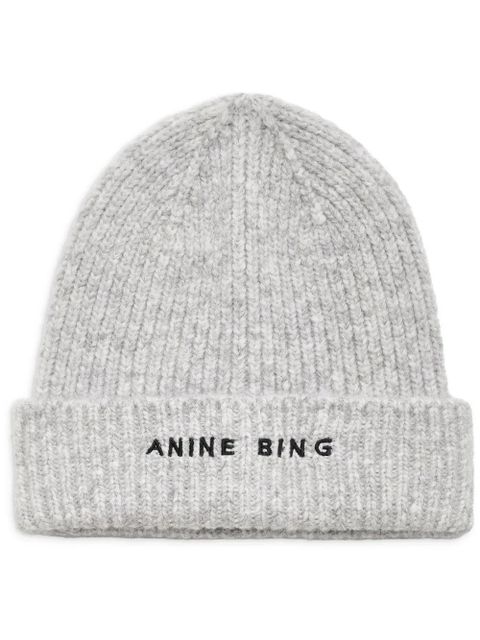 ANINE BING Elia Beanie - Grey - zdjęcie produktu nr 1