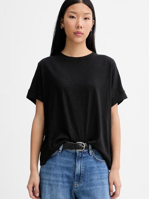 Marc O'Polo T-shirt damski z bawełną - zdjęcie produktu nr 1