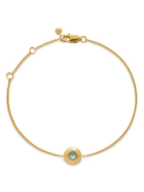 Monica Vinader 18kt yellow gold vermeil March Birthstone bracelet - zdjęcie produktu nr 1
