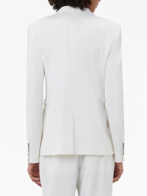 JW Anderson notched-lapels button-fastening blazer - White - zdjęcie produktu nr 2