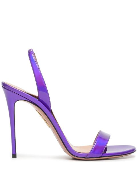 Aquazzura 105mm So Nude sandals - Purple - zdjęcie produktu nr 1