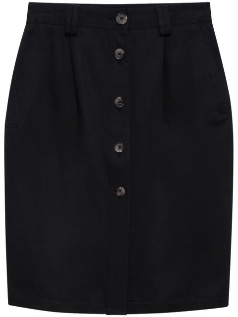 ANINE BING Zaire midi skirt - Black - zdjęcie produktu nr 1