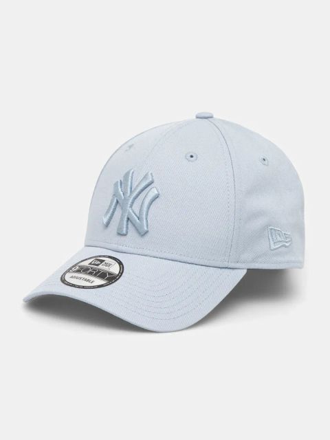 New Era czapka z daszkiem bawełniana kolor niebieski z aplikacją 60595154