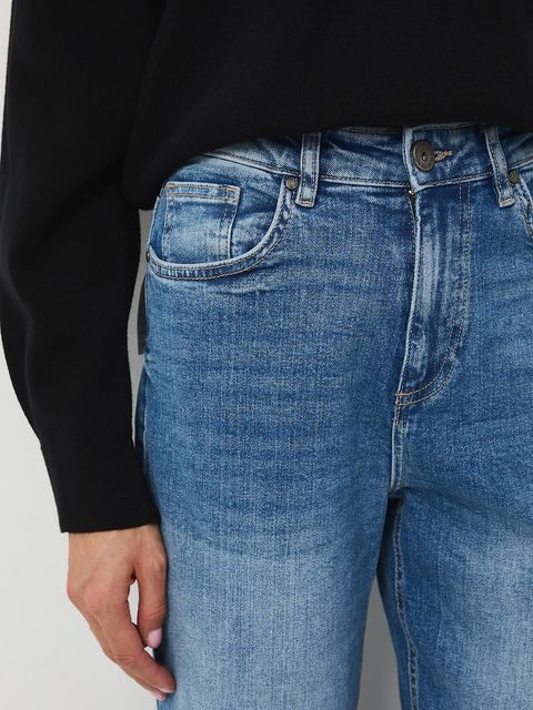 Medicine jeansy damskie kolor niebieski