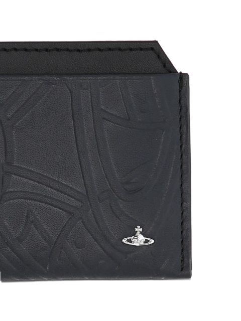 Vivienne Westwood embossed-design cardholder - Black