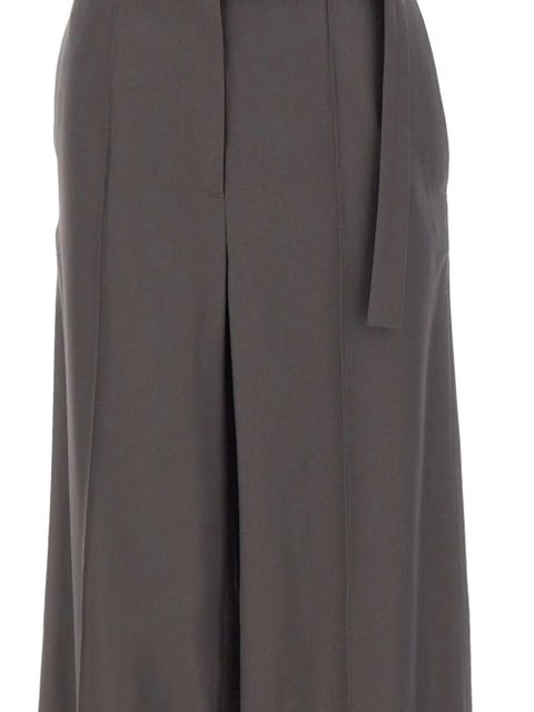 LouLou de Saison Pratt pleated-front belted trousers - Grey