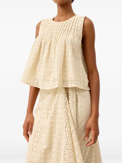 Marie Oliver Eletta eyelet top - Neutrals - zdjęcie produktu nr 2