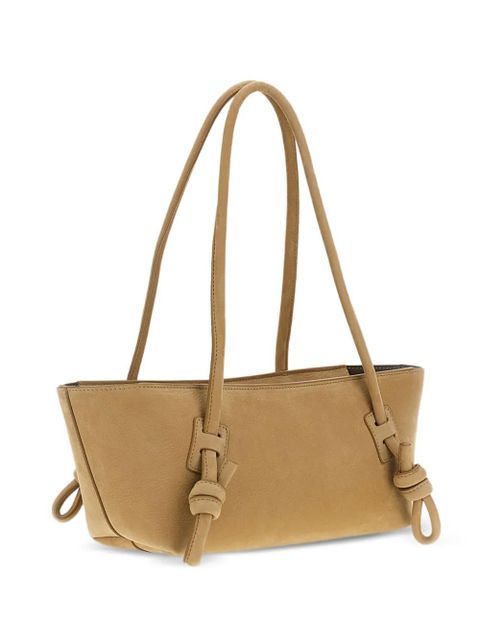Hereu Fleca knot-handle shoulder bag - Brown