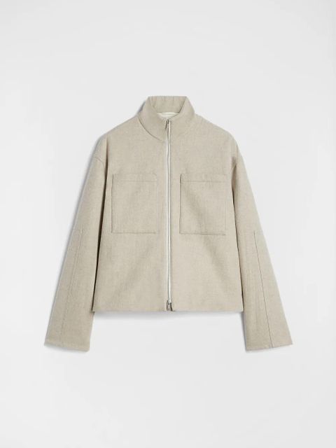 JIL SANDER+ wool felted jacket - Neutrals