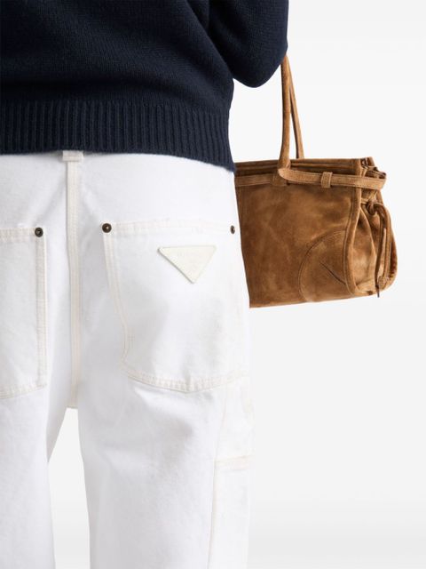 Prada canvas trousers - White