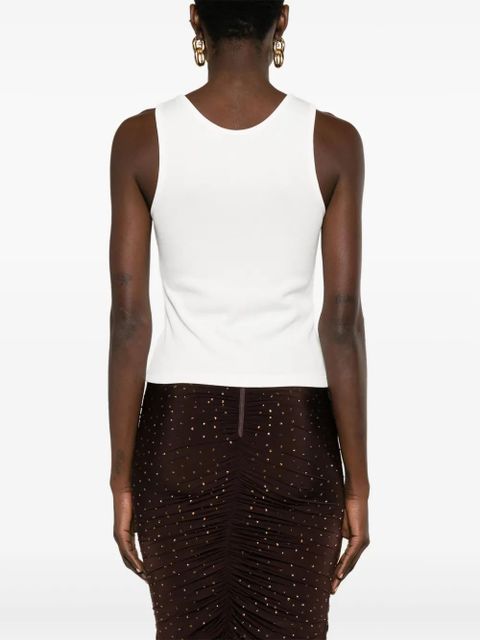 Christopher Esber cut-out twisted tank top - White
