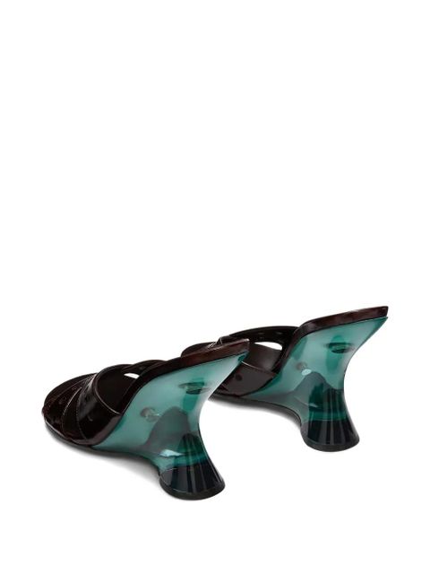 DRIES VAN NOTEN open-toe leather sandals - Brown