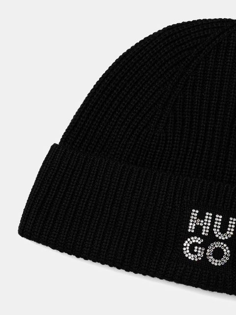 HUGO czapka z dodatkiem wełny Sillo_Hat - zdjęcie produktu nr 1