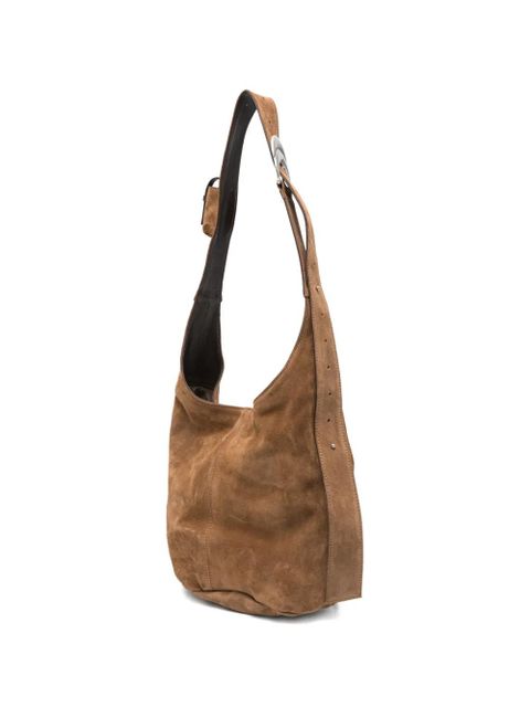 Ba&Sh YouYou suede shoulder bag - Brown