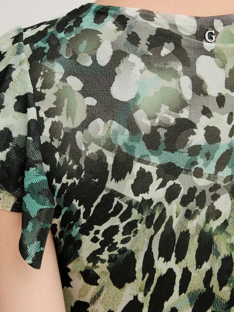 Guess bluzka VERDIANA damska kolor czarny gładka W5YP08 KCZC2