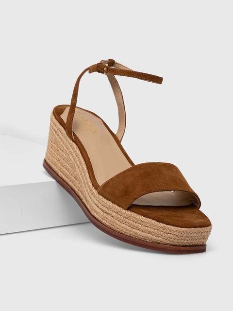 Lauren Ralph Lauren sandały zamszowe Leona - zdjęcie produktu nr 1