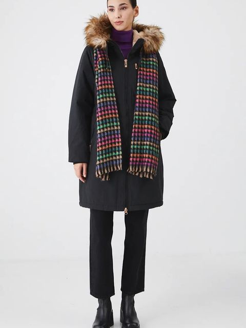 Medicine parka damska kolor czarny