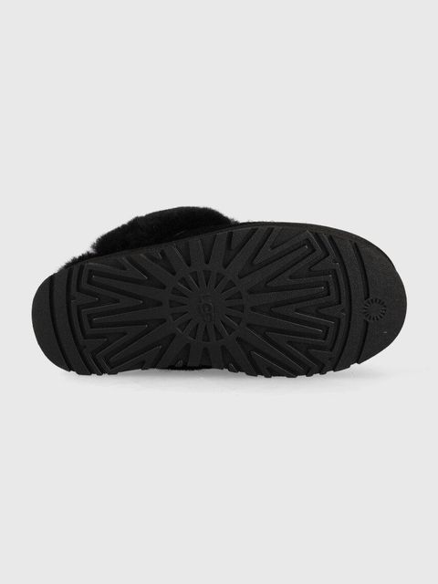 UGG kapcie skórzane Disquette kolor czarny 1122550.BLK