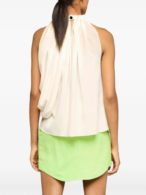 JW Anderson twisted halterneck top - Neutrals