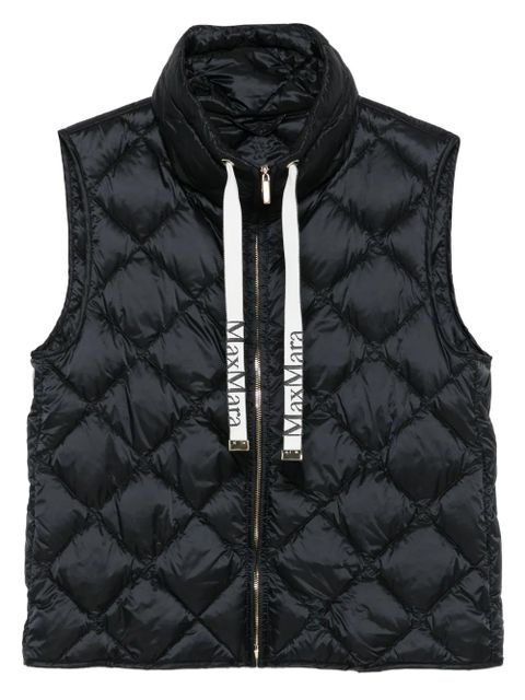 Max Mara quilted zip-fastening vest - Black - zdjęcie produktu nr 1