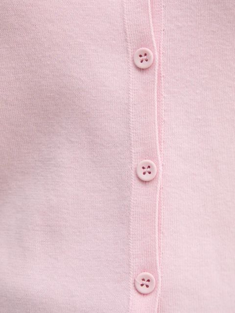 United Colors of Benetton kardigan bawełniany kolor różowy lekki 1091D5558