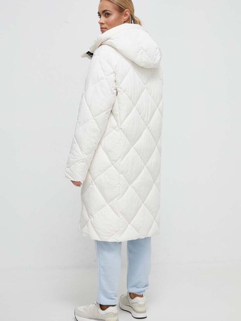 Didriksons kurtka damska kolor biały zimowa