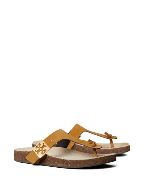 Tory Burch Mellow Thong leather sandals - Yellow