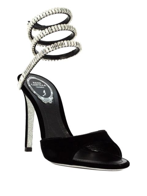 René Caovilla 105mm Cleo Spark sandals - Black - zdjęcie produktu nr 2