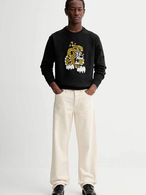 Kenzo bluza bawełniana x Verdy kolor czarny z aplikacją FF58SW2764MC.99J