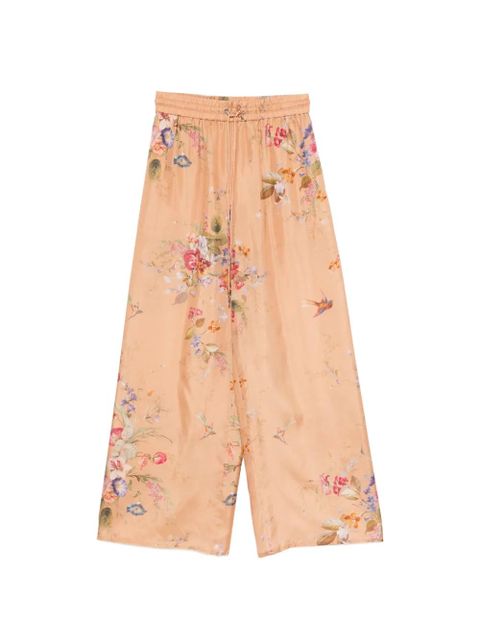 ZIMMERMANN Patience floral trousers - Neutrals - zdjęcie produktu nr 1
