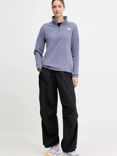 The North Face bluza polarowa damska kolor fioletowy gładka NF0A8D2JBTR1 - zdjęcie produktu nr 2