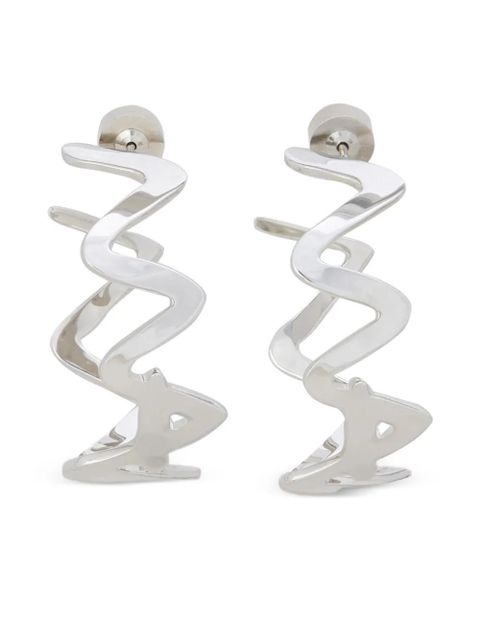 Marni logo earrings - Silver - zdjęcie produktu nr 1