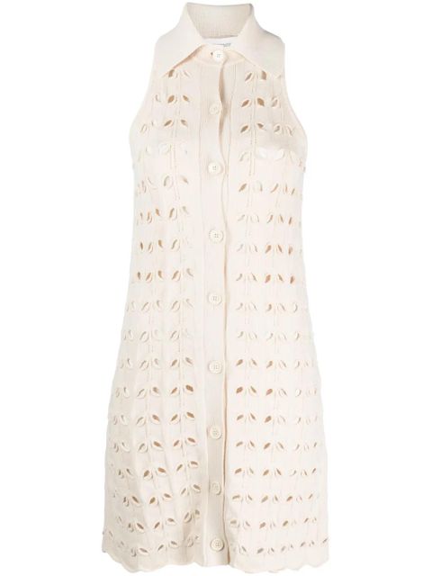 Sportmax Rivolo crochet short dress - Neutrals - zdjęcie produktu nr 1