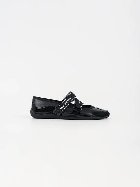 Karl Lagerfeld baleriny skórzane ALTIA - zdjęcie produktu nr 1