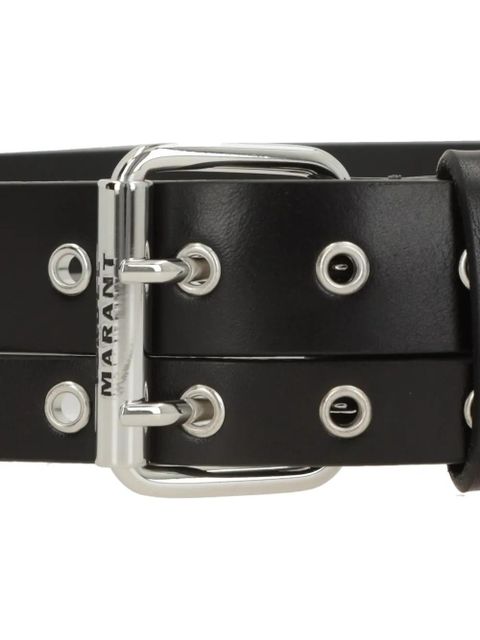 ISABEL MARANT eyelet buckle belt - Black - zdjęcie produktu nr 2