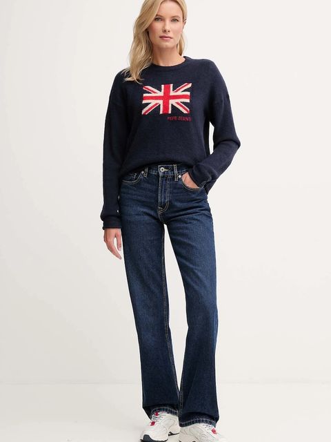 Pepe Jeans sweter damski kolor granatowy PL7000058 - zdjęcie produktu nr 2