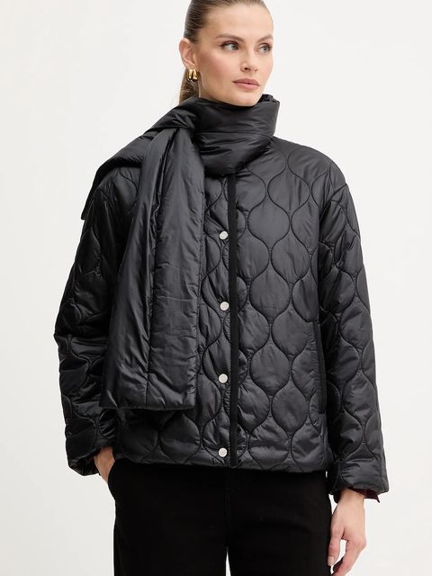 Liu Jo kurtka kolor czarny przejściowa MF5016 T091A - zdjęcie produktu nr 1