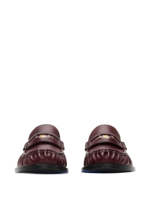 Burberry leather cadet loafers - Red - zdjęcie produktu nr 2