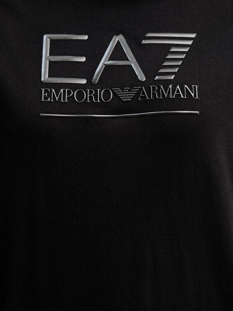 EA7 Emporio Armani t-shirt bawełniany damski kolor czarny AF12503.7W000414