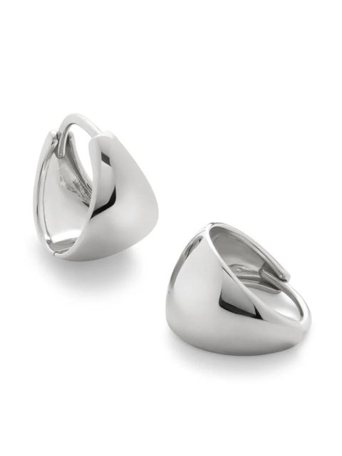 Monica Vinader Tapered Huggie earrings - Silver - zdjęcie produktu nr 2