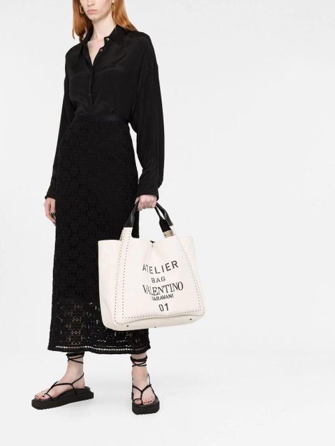 Valentino Garavani Atelier tote bag - Neutrals