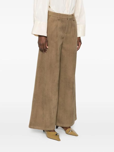 Eleh pleated pants - Green