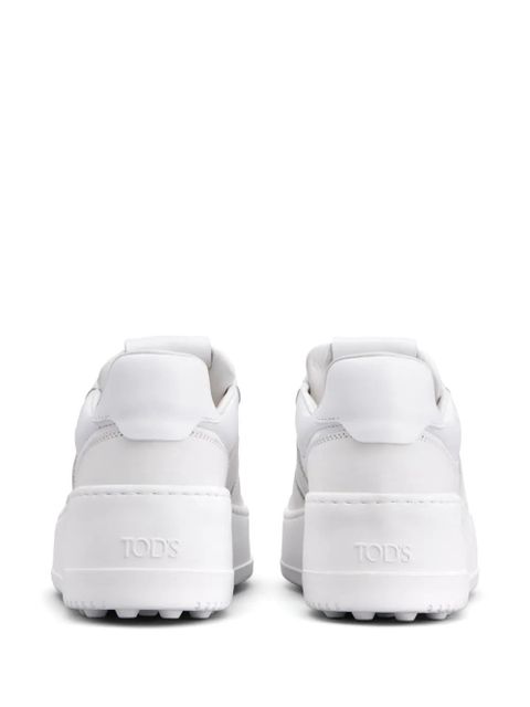 Tod's round-toe leather sneakers - White - zdjęcie produktu nr 2