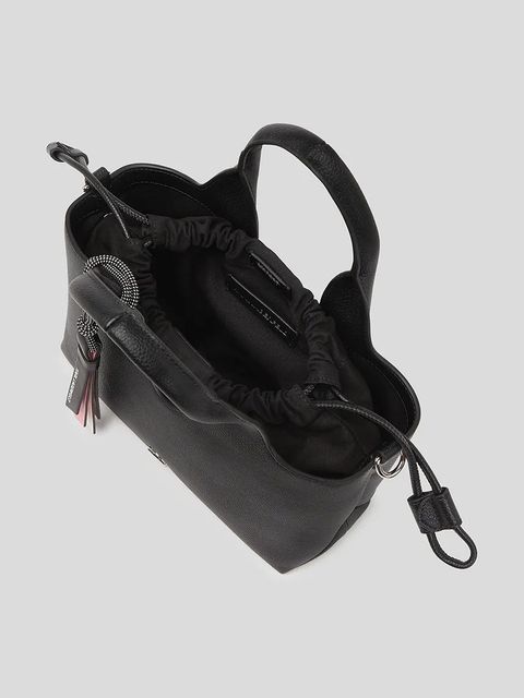 Karl Lagerfeld torebka IKON GRAINY kolor czarny A3W30098